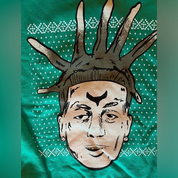 Island Boys Christmas crewneck sweatshirt sweater style  Kodiyakredd NWOT - Picture 5 of 5